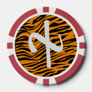 Abstrakte Predator Skin Camouflage Kunst, Dichtung Pokerchips