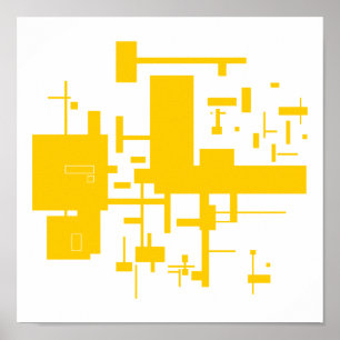 Abstrakte Printwerbung Poster