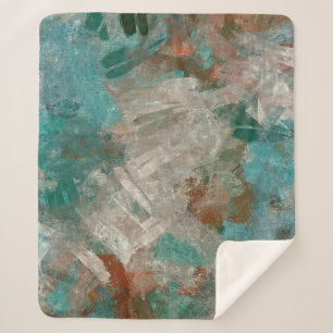 Abstrakte psychedelische Schlaganfälle Textur. Sherpadecke