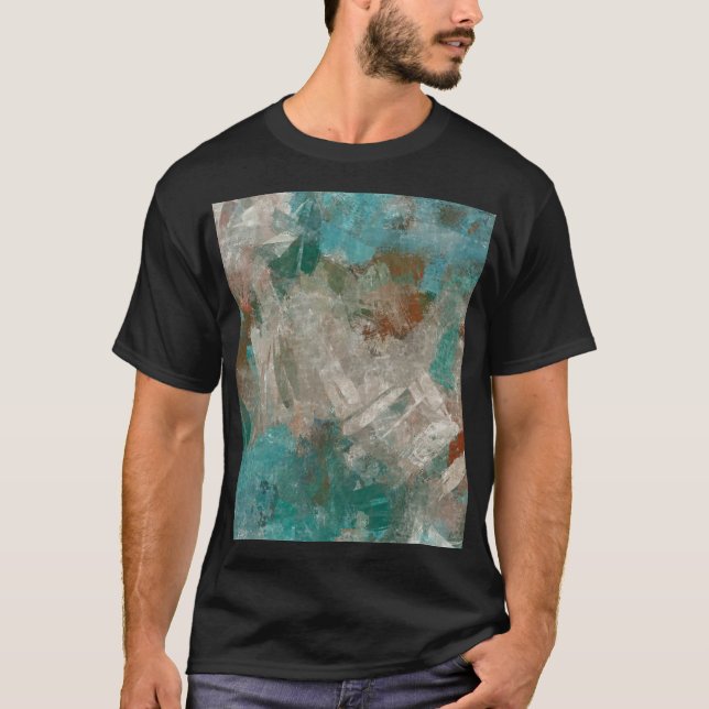Abstrakte psychedelische Schlaganfälle Textur. T-Shirt (Vorderseite)