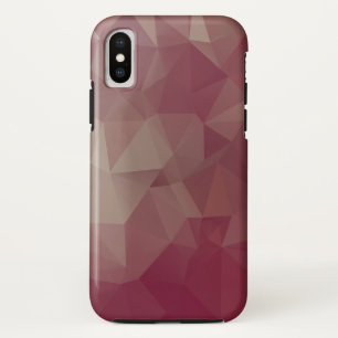 Abstrakte Pyramide und Pinks iPhone X Hülle