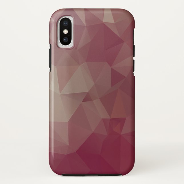 Abstrakte Pyramide und Pinks Case-Mate iPhone Hülle (Rückseite)