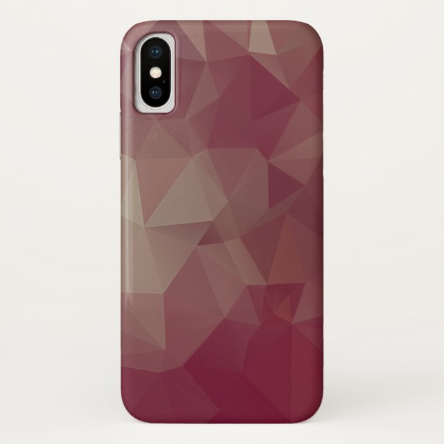 Abstrakte Pyramide und Pinks Case-Mate iPhone Hülle (Rückseite)