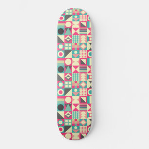 Abstrakte Quadrate 110419 Skateboard