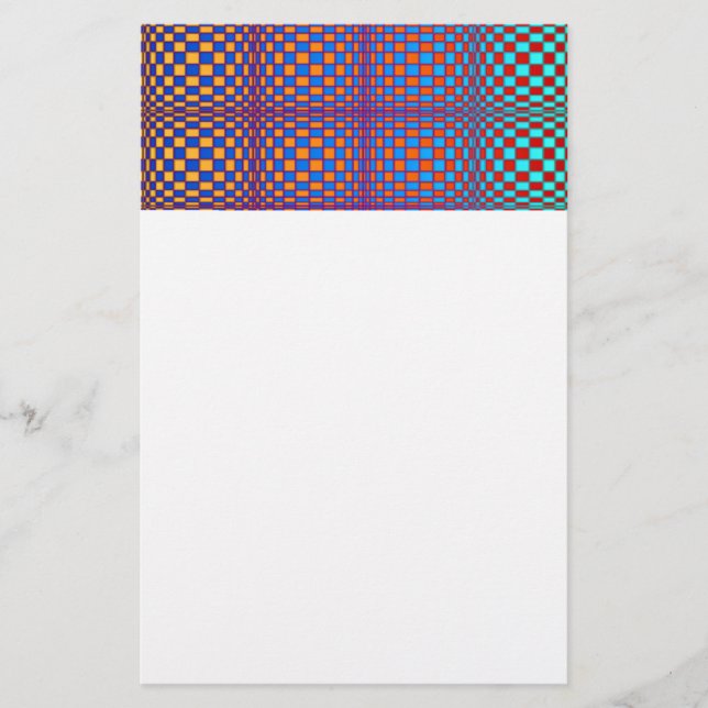 Abstrakte Quadrate 2 Briefpapier (Vorderseite)