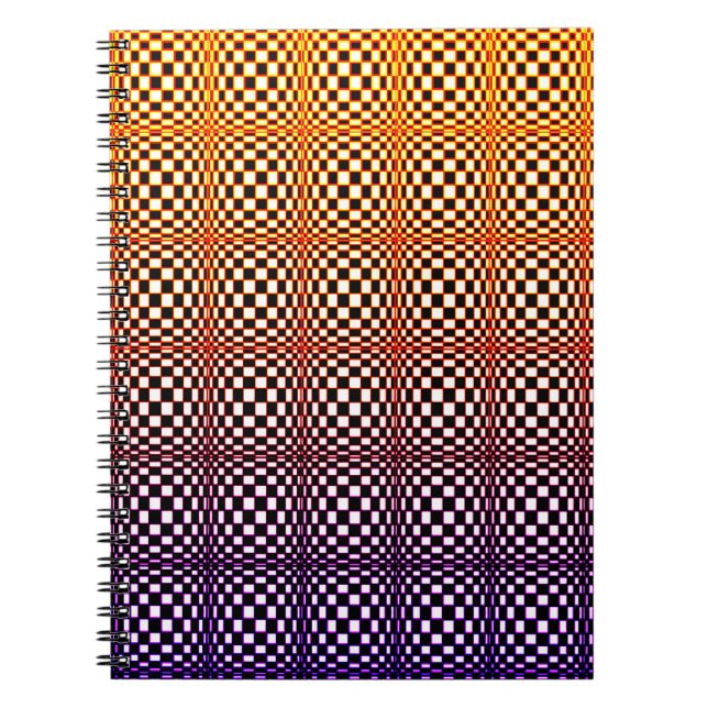 Abstrakte Quadrate 3 Notizblock (Vorderseite)