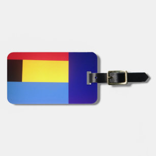 abstrakte Quadrate Gepäckanhänger