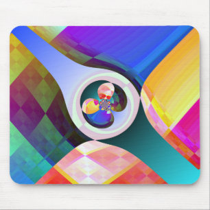 Abstrakte Quadrate Mousepad