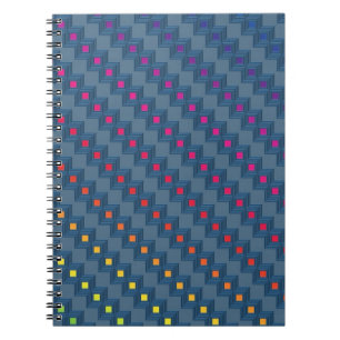 Abstrakte Quadrate Notizblock