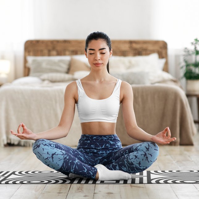 abstrakte Quadratzellen Yogamatte (Von Creator hochgeladen)