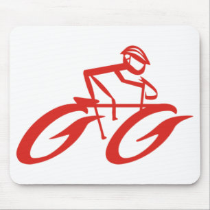 Abstrakte Radsportmaus Mousepad