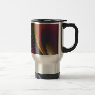 Abstrakte Rainbow Aluminium Travel Mug Reisebecher