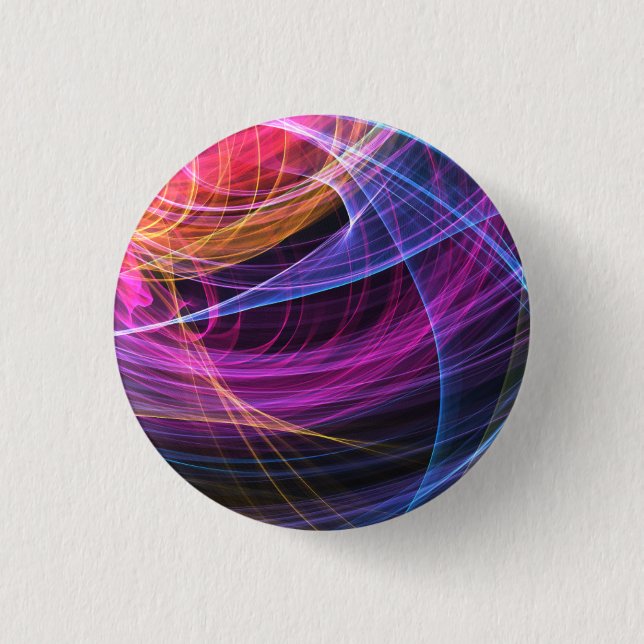 Abstrakte Rainbow-Lampen Button (Vorderseite)