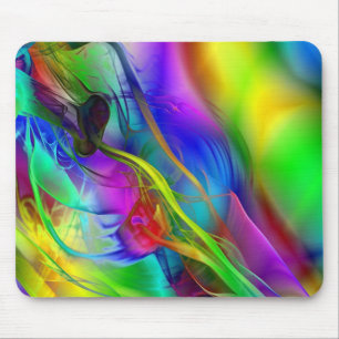 Abstrakte Rauch-Kunst Mousepad