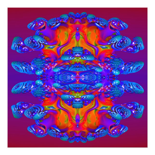 Abstrakte Reaktionen Fotodruck (Vorne)