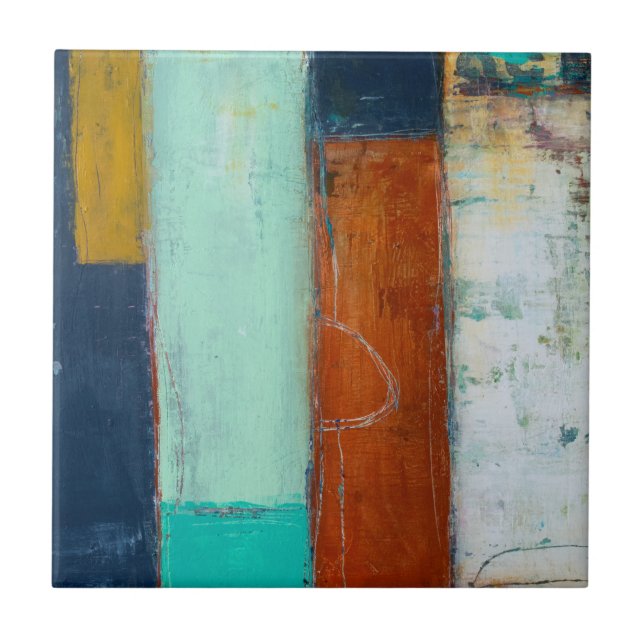 Abstrakte Rechtecke Fliese (Vorderseite)