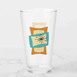 Abstrakte Rechtecke Mitte des Jahrhunderts Moderne Glas