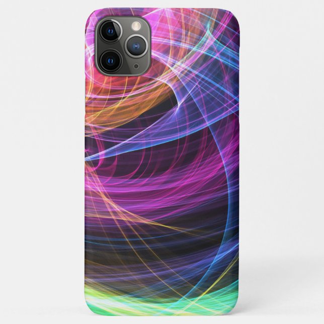 Abstrakte Regenbogen-Lichter Wirbel-Lichter Case-Mate iPhone Hülle (Rückseite)