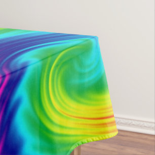 abstrakte Regenbogenbeschaffenheit Tischdecke