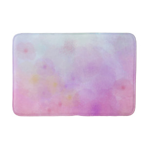 Abstrakte Regenbogenfarben-Blume Badematte