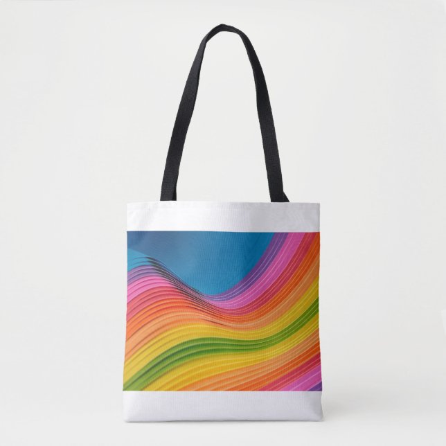 Abstrakte Regenbogenstruktur (Vorderseite)