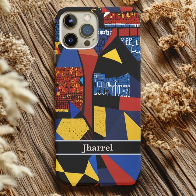 Abstrakte Rentengeschenke für den afroamerikanisch Case-Mate iPhone Hülle (Abstract Retirement Gifts for African American Dad Case-Mate iPhone Case)