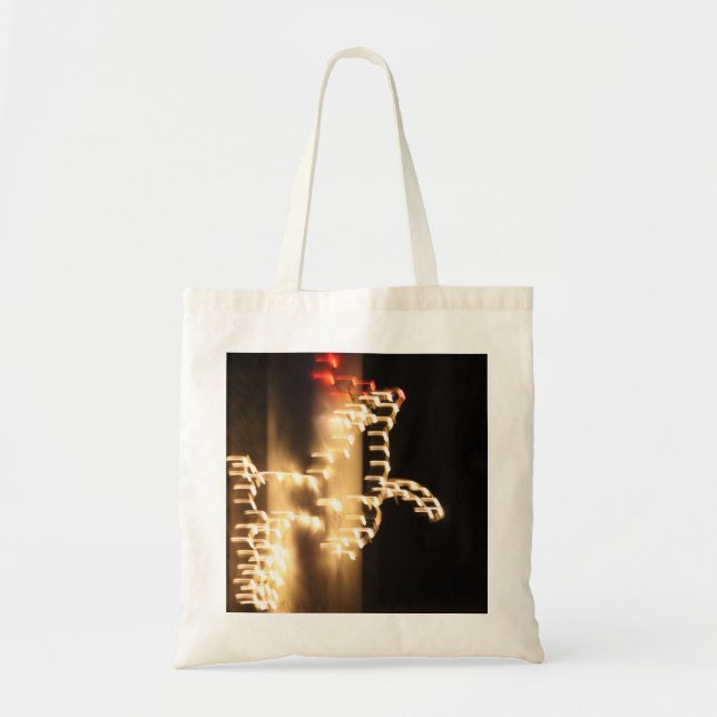 Abstrakte Rentier Budget Tasche (Vorne)