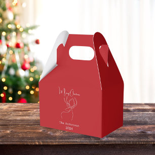 Abstrakte Rentiere Geschenkschachtel