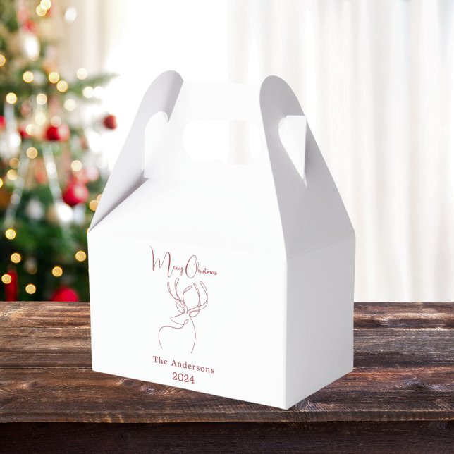 Abstrakte Rentiere Geschenkschachtel (Von Creator hochgeladen)