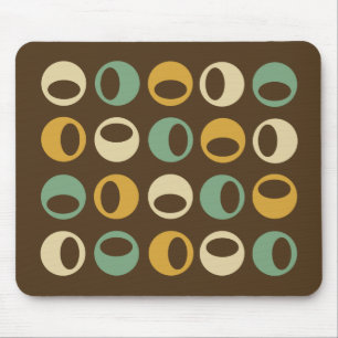 Abstrakte Retro moderne Bereiche Mousepad