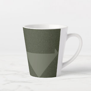 Abstrakte Richtung Moss Green Tasse - individuell