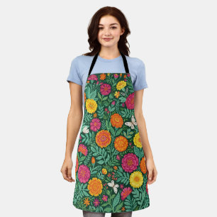 Abstrakte Ringelblumen-Schmetterlinge-Schürze Schürze