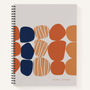 Abstrakte Rock Stacks Personalisiert Notizbuch