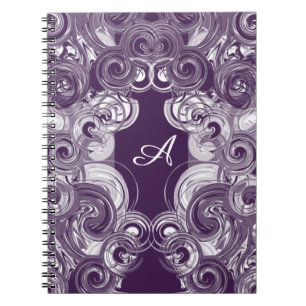 Abstrakte Rolle der ersten Monogramm-Buchstaben Li Notizblock