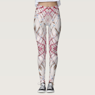 Abstrakte rosa dynamische Beschaffenheit Leggings
