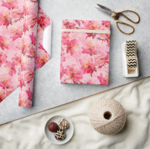 Abstrakte Rosa-Erdnüsse Geschenkpapier