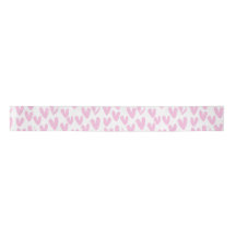 Abstrakte rosa Herzen auf Weiß