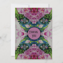 Abstrakte Rosa Péonejine