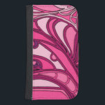 Abstrakte rosa Platten-Malerei Phone Geldbeutel<br><div class="desc">Ein Daliesque Druck,  diese abstrakte rosa Malerei von Tina Kafantaris kennzeichnet die verdrehten,  geschmolzenen Linien,  die in drei Platten segmentiert werden. Ein vibrierender surrealistischer Druck,  der auf einigen Produkten groß schauen würde. Erhalten Sie Ihr heute!</div>