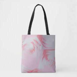 Abstrakte rosa-weiße Malerei