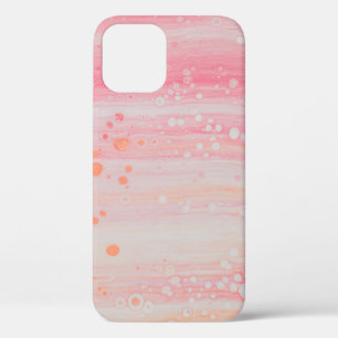 Abstrakte rosa-weiße Malerei Case-Mate iPhone Hülle
