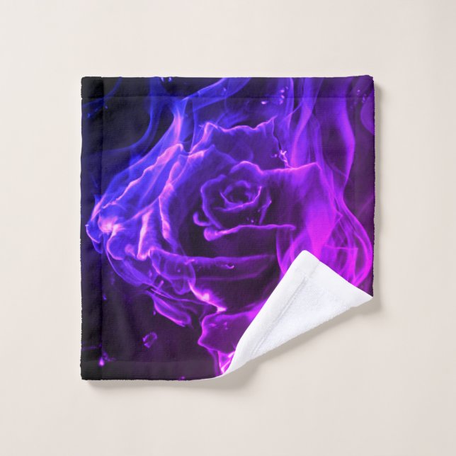 Abstrakte Rose Badhandtuch Set (Waschlappen)