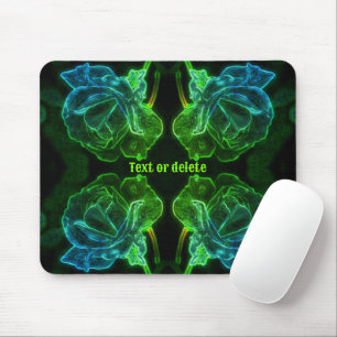 Abstrakte Rose Fantasy Blume Personalisiert Mousepad
