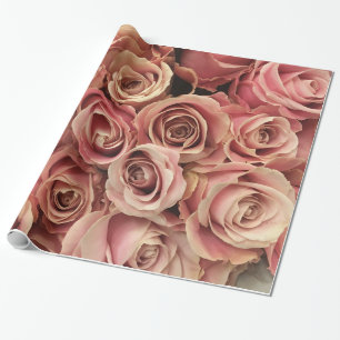 Abstrakte Rose Garten Elegante Geschenkpapier