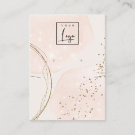 Abstrakte Rose Gold-Fußball-Sammelwerbung Visitenkarte