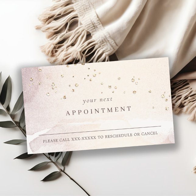 Abstrakte Rose Gold Lila Aquarellbilder Visitenkarte (Von Creator hochgeladen)