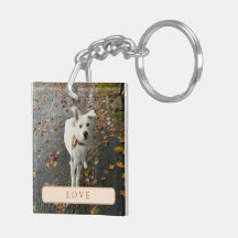 Abstrakte Rose (Orange) Akryllischer Schlüsselanhä