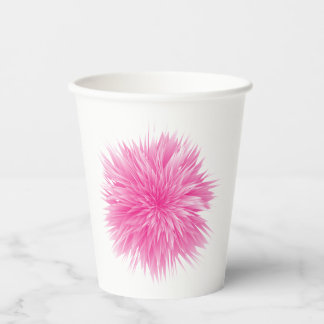 Abstrakte Rose Pappbecher
