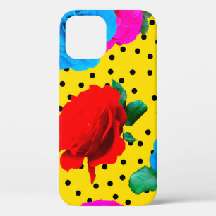 Abstrakte Rose und Metallische Blätter S Case-Mate iPhone Hülle