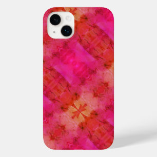 Abstrakte Rot- und Rosa-Abdeckung Case-Mate iPhone 14 Plus Hülle